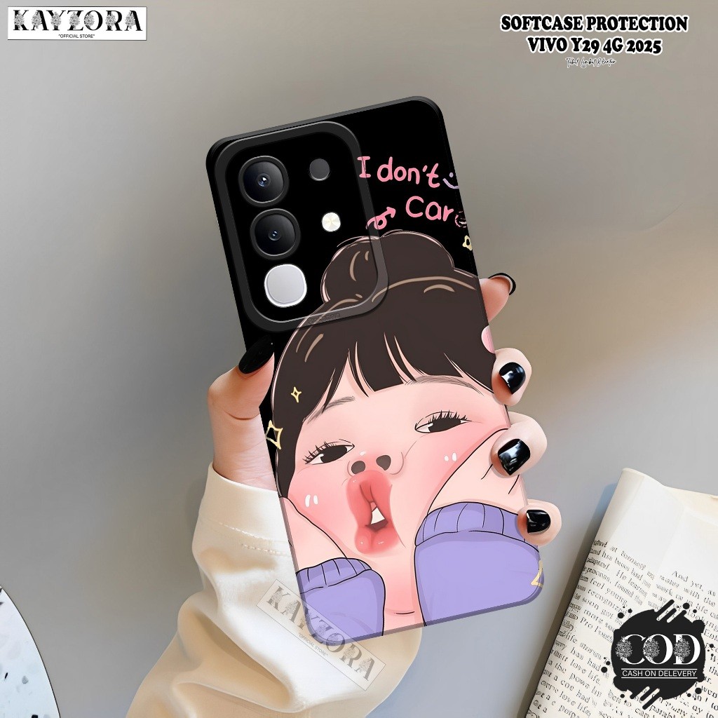 HP ล่าสุด VIVO Y29 4G 2025 Softcase - KAYZORA - เคสแฟชั่นการ์ตูน - เคส VIVO Y29 4G - ซิลิโคนกล้อง Pr