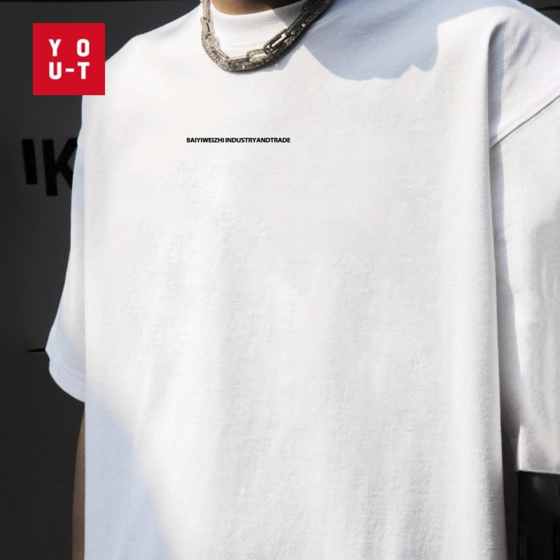 YT🪐New style🪐 เสื้อยืดแขนสั้น สวมใส่สบาย เสื้อยืดคู่รักครึ่งแขน คอลูกเรือ ผ้าฝ้าย 100% หลวม พร้อมส่งจากไทยครับ