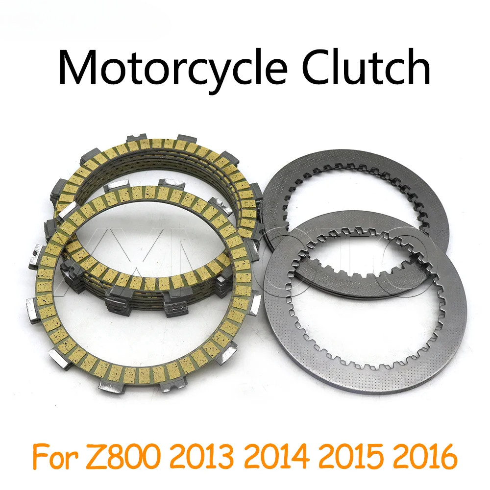 KAWASAKI สําหรับคาวาซากิ Z800 Z 800 2013 2014 2015 2016รถจักรยานยนต์แผ่นคลัทช์แผ่นเหล็กแรงเสียดทานแผ่นดิสก์ชุดอุปกรณ์เครื่องยนต์