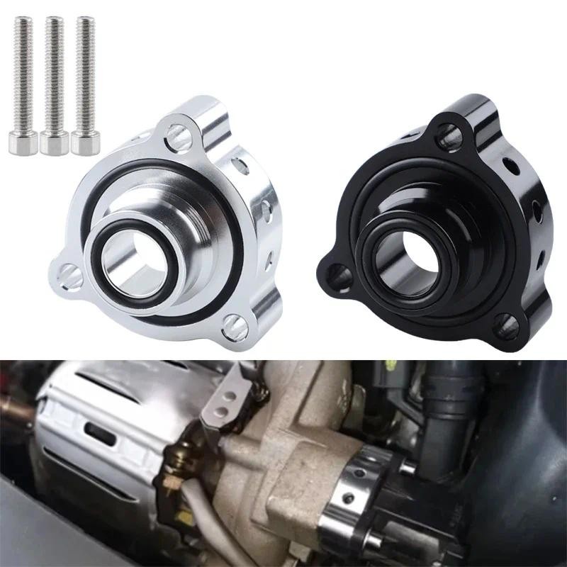 อลูมิเนียมเทอร์โบปิดวาล์ว bov Adaptor สําหรับ Mercedes A180 A250 CLA 250 GLA 250 Turbo เครื่องยนต์อะแดปเตอร์สีเงินสีดํา