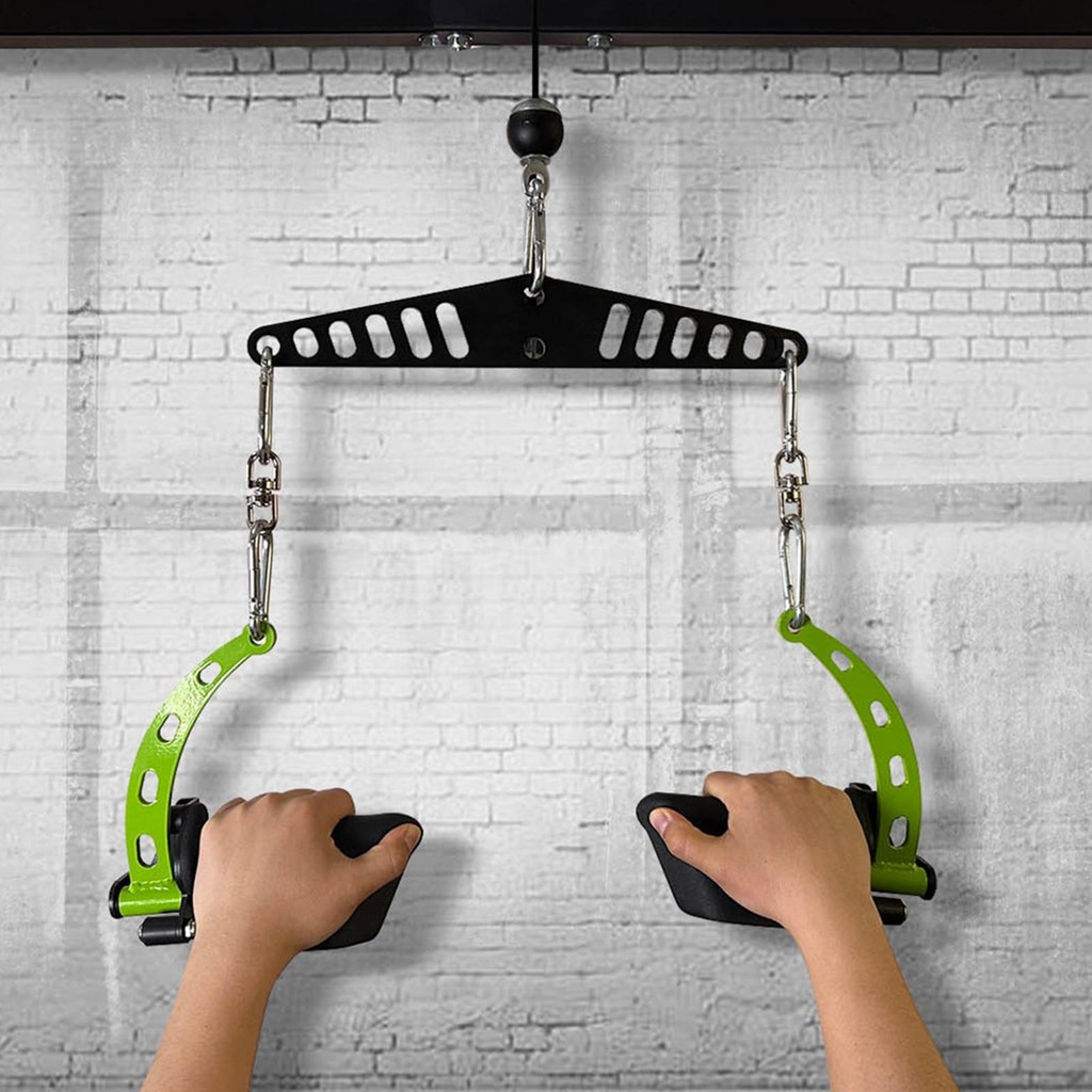 LAT ดึงลง T Bar Multi Grip Spreader Bar สําหรับสายเครื่องฟิตเนสกีฬา