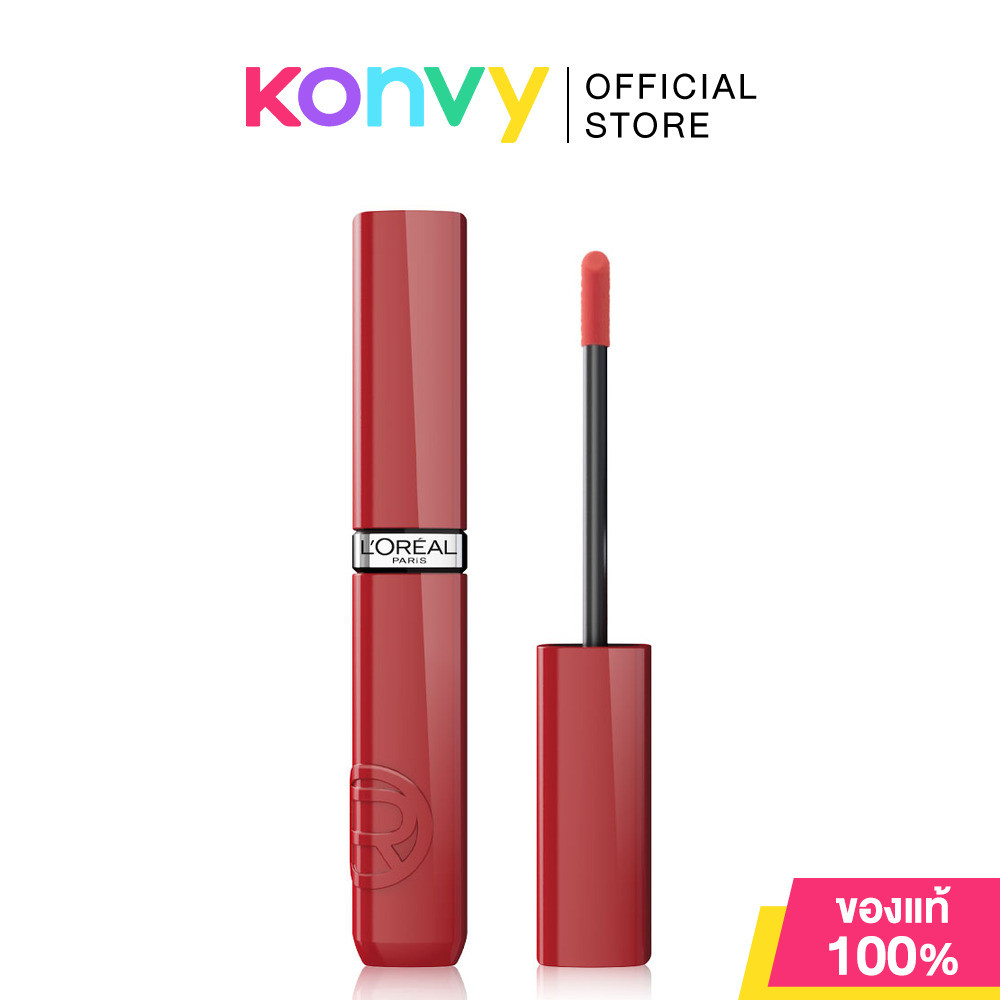 LOreal Paris Infallible Laque Resistance 4ml ลอรีอัล ปารีส ลิปเนื้อวาว
