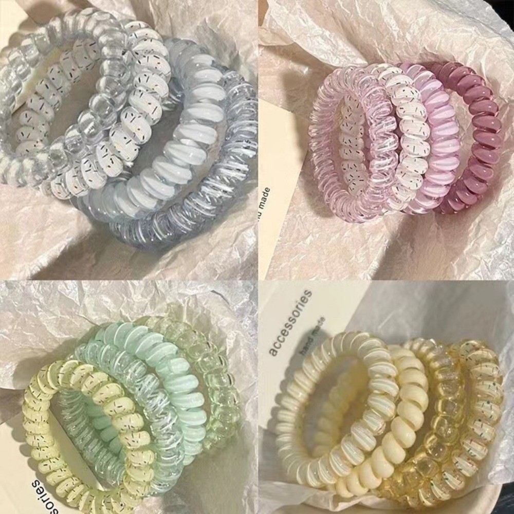 4/8 ชิ้น Sweet Jelly-สี Scrunchies ผมผูกอเนกประสงค์สดเครื่องประดับผม
