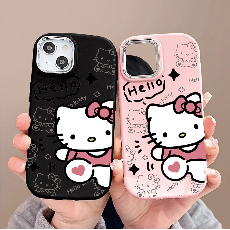 SANRIO น่ารักSanrio Hello Kittyเคสโทรศัพท์สําหรับOPPO Reno 13F 12F 11F 5G 4 7 Pro 6 8 8T 5 6 Lite 5F
