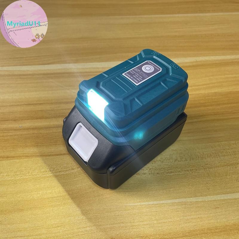 MyriadU Converter Socket สําหรับ 18V พร้อมเครื่องมืออะแดปเตอร์แบตเตอรี่ USB คู่ TH