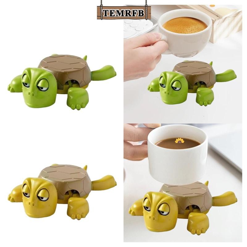 [temrfb] Turtle Coaster แบบพกพาสร้างสรรค์สําหรับพิธีขึ้นบ้านใหม่ของขวัญวันเกิดตกแต่งบ้าน