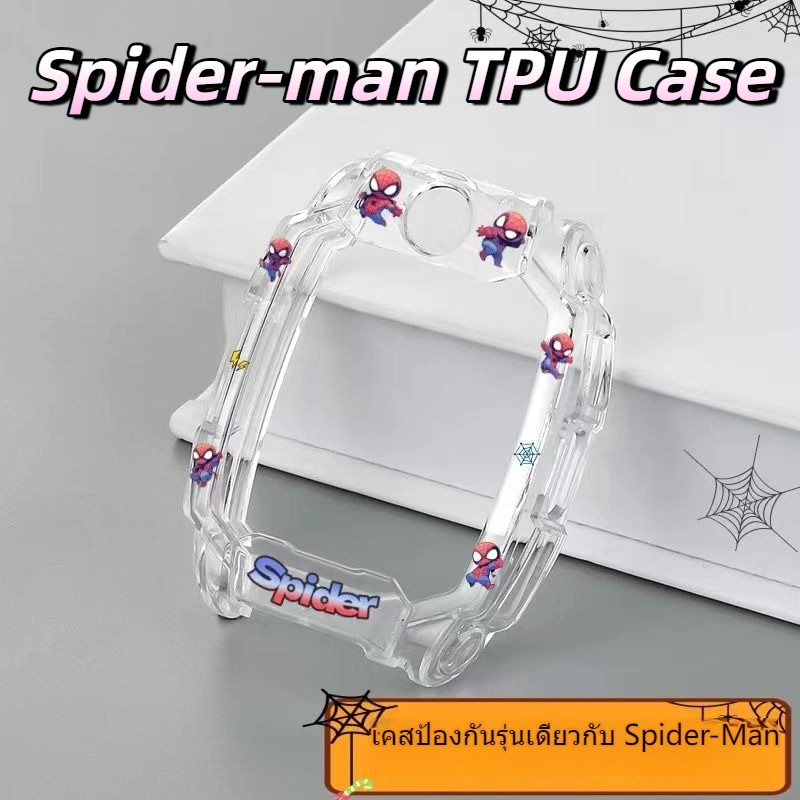 Spider-man TPU การ์ตูนป้องกันกรณี imoo Z1 Z2 Z5 Z6 Z7 imoo X10 โทรศัพท์นาฬิกาป้องกันกรณี
