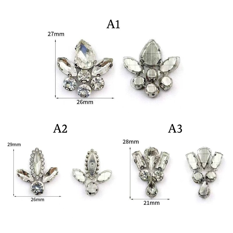 เพชรติดชุดมินิกูรงหรือติดฮิญาบ คริสตัลตกแต่งมีกาวในตัว สามารถใช้เตารีดรีดติดได้เลย AC95วาริสมุสลิม