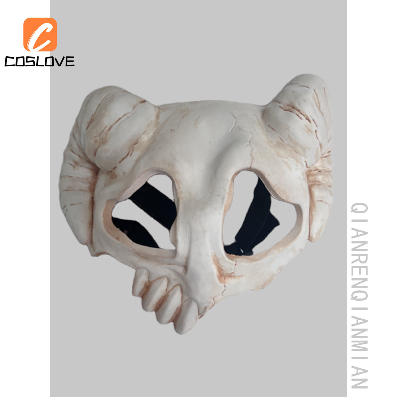 อะนิเมะ Bleach Nelliel Tu Odelschwanck คอสเพลย์ Headwear Skull สไตล์หน้ากาก Face Cover ผม Accesories