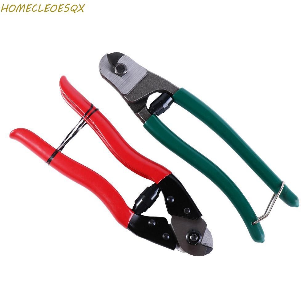 HOMECLEEOESQX เครื่องตัดสายไฟจักรยานเบรค Shift 8 นิ้วคีมตัดลวด Clamp Bolt clipper เครื่องมือซ่อม Anti-slip handle เบรคสายหลอด Plier