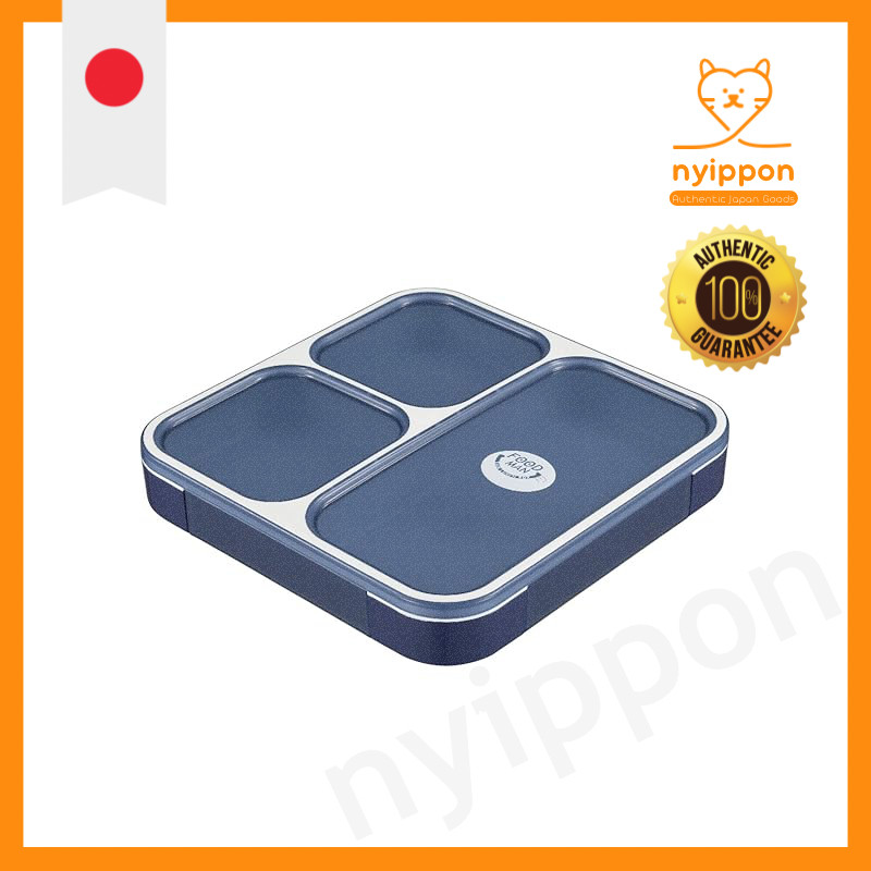 Foodman Slim Bento Box - Clear Navy - Leak-Resistant with Double Sealing and 4-Point Lock - CB Japan DSK
Foodman Slim Bento Box - Antibacterial Ash Brown - Leak-Resistant with Double Sealing and 4-Point Lock - CB Japan DSK