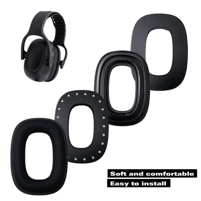 Moon 1 คู่เปลี่ยนแผ่นรองหูฟังเบาะสําหรับ VS-100 VS-110 VS-120 VS-130 หูฟัง Earpad โฟมชุดหูฟังหูถ้วย 