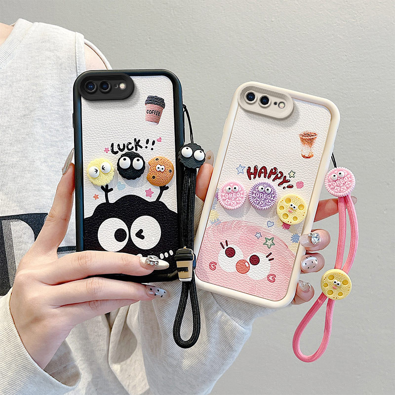 เคส   iphone 7 plus เคส iphone 8 plus เคสโทรศัพท์ลายหนังแฮนด์เมดสําหรับเคส iphone 7 plus.