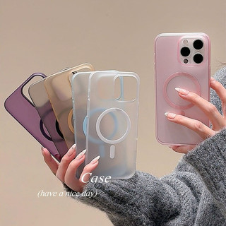 เคสโทรศัพท์ for iPhone 13 11 17 pro max Case iPhone 11 15 16 pro max 14 12 pro max 13 Pro 16 Pro Magnetic สครับผิวสัมผัส