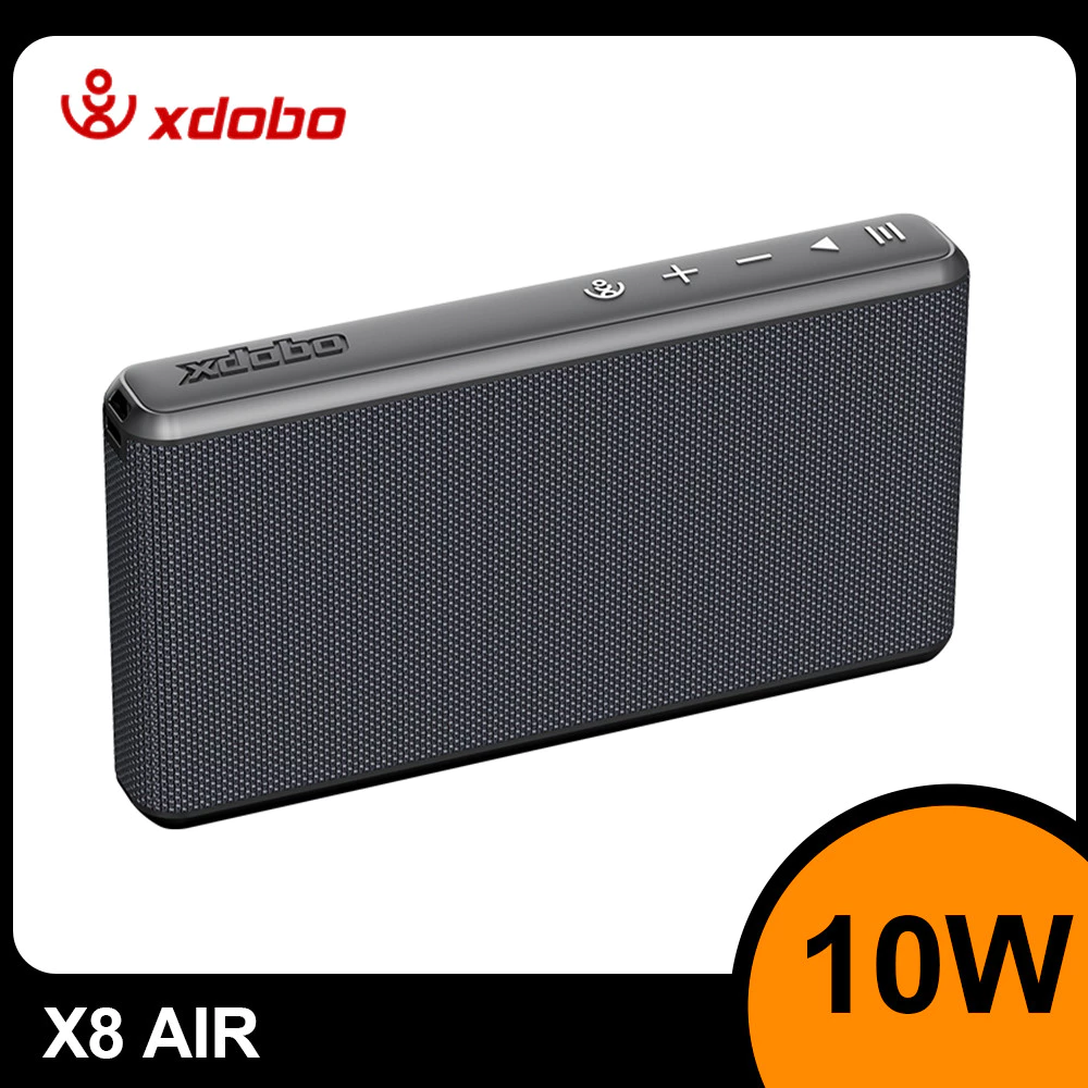 XDOBO X8 AIR 10W ลําโพงบลูทูธกลางแจ้งแบบพกพาน้ําหนักเบา TWS สเตอริโอซับวูฟเฟอร์กล่องเสียงรองรับ Type-c AUX