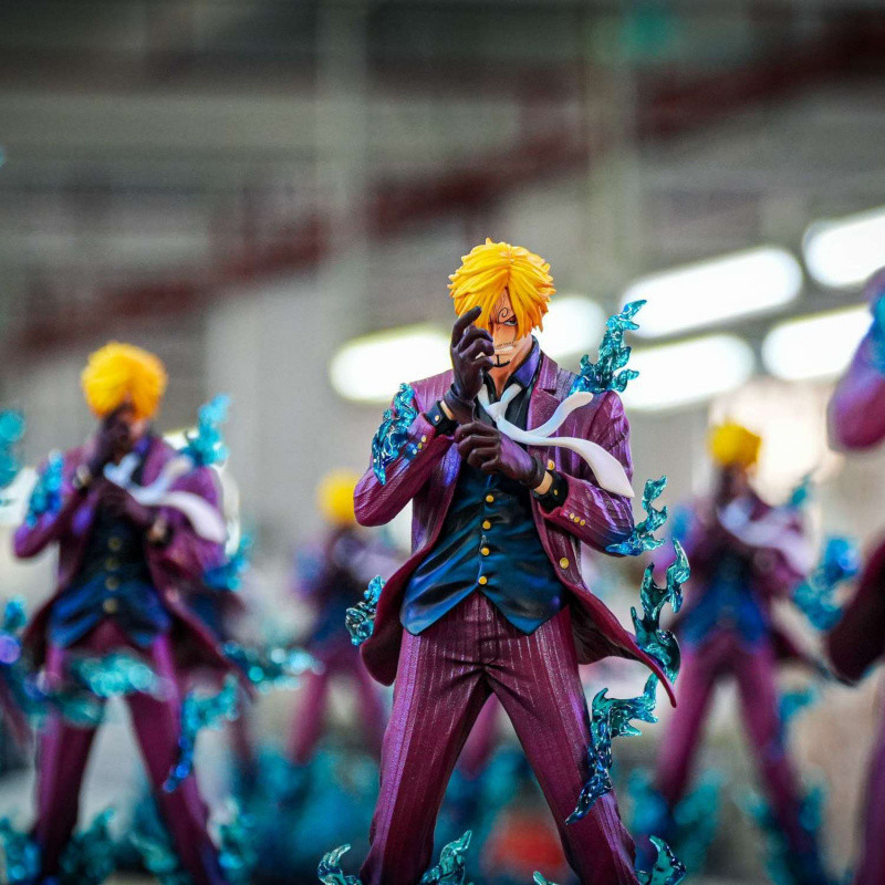 【ONE PIECE】อนิเมะญี่ปุ่น โปรเจคคอเรกท์ ซีรีส์เรโซแนนซ์ 【S+คุณภาพสูง】ซันจิ ฟิกเกอร์โมเดล กล่องสีสวย