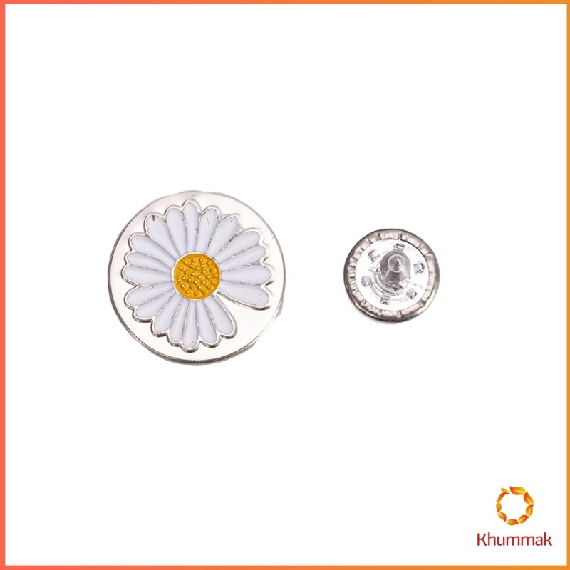 Khummak 10Pcs/set กระดุม ปรับเอวกางเกง ปุ่มที่ถอดออกได้ กระดุมโลหะ  สําหรับกางเกง กระโปรงยีน Jeans buttons - รูปที่ 7