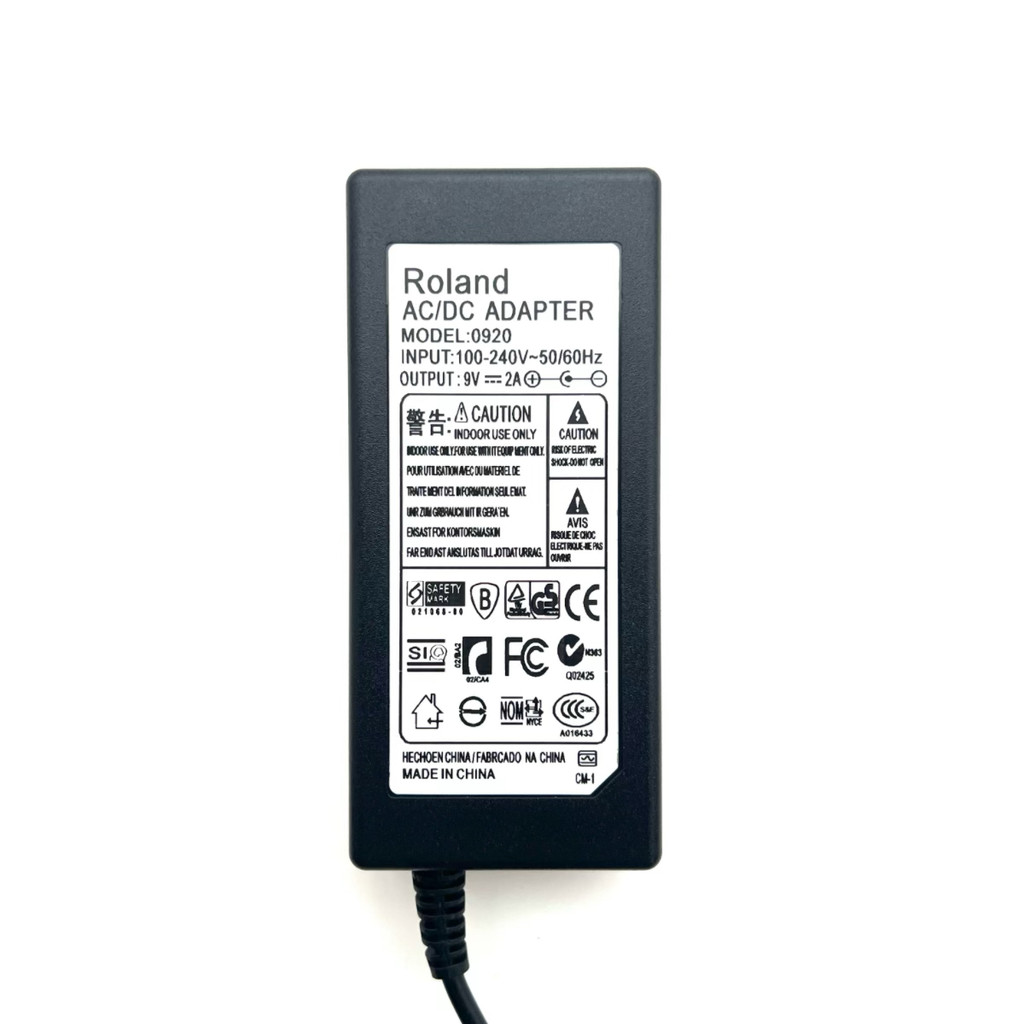R ROLAND ROLAND XPS-10 XPS-30 อิเล็กทรอนิกส์ Synthesizer ax09 อะแดปเตอร์สายไฟ 9V2A3A - รูปที่ 3