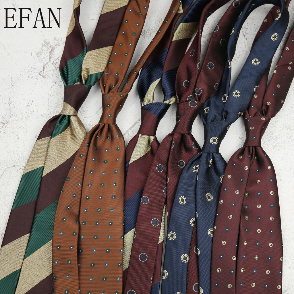 ผู้ชาย Burgundy Ties 8 ซม.มาตรฐาน Jacquard ทอคุณภาพสูงเนคไทแฟชั่น Neckwear อุปกรณ์เสริม Polka Soots ลาย Nackties Tali Leher Lelaki Pelbagai Corak