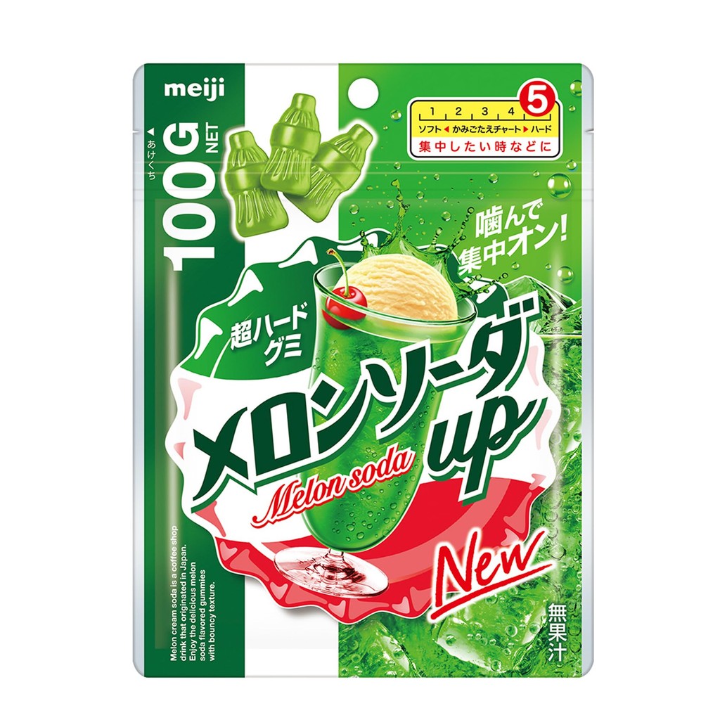 Meiji Melon Soda Up 100g x 6
