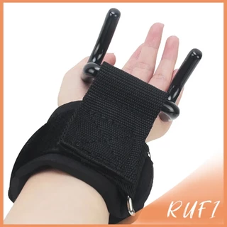 RUFI 1 ชิ้น ตะขอมือยกบาร์ข้อมือ แถบแนวนอน อุปกรณ์กีฬา การฝึกความแข็งแรง Sports accessories