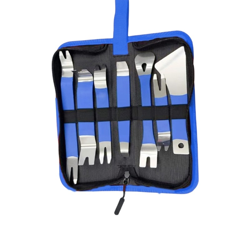 EDB * เหล็กยานยนต์ Trim Removal เครื่องมือ Ergonomic Grip ภายในรถ Pry สําหรับปลอดภัยวิทยุ Dashes อุปกรณ์ตกแต่งภายใน Remov