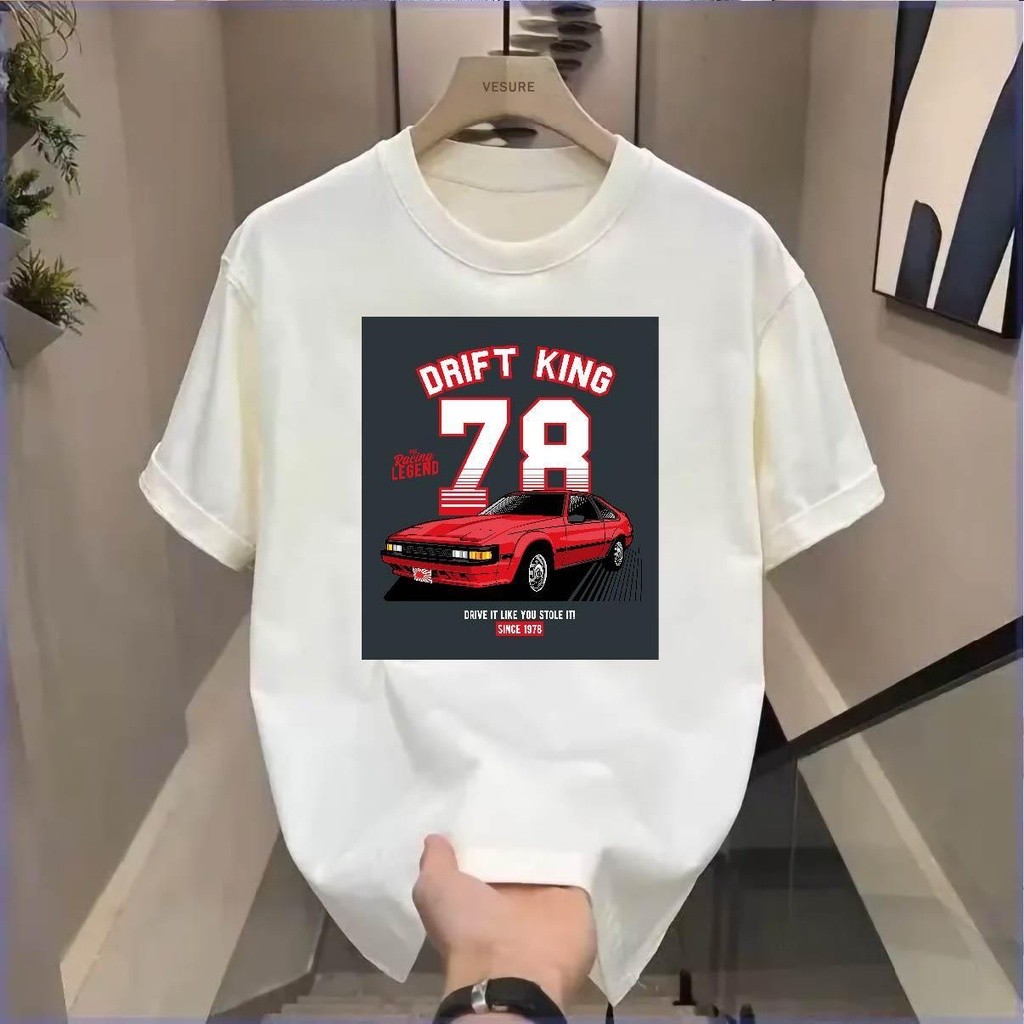 雷车潮流风  dft KING 78 棉气,赛新款印花 T 印花