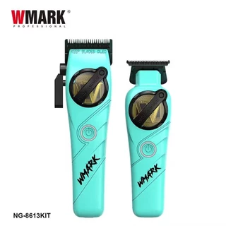 WMARK ปัตตาเลี่ยนตัดผมใหม่ NG-8613KIT พร้อมแท่นชาร์จ ร้านทําผม ชุดกรรไกรไฟฟ้าพิเศษ