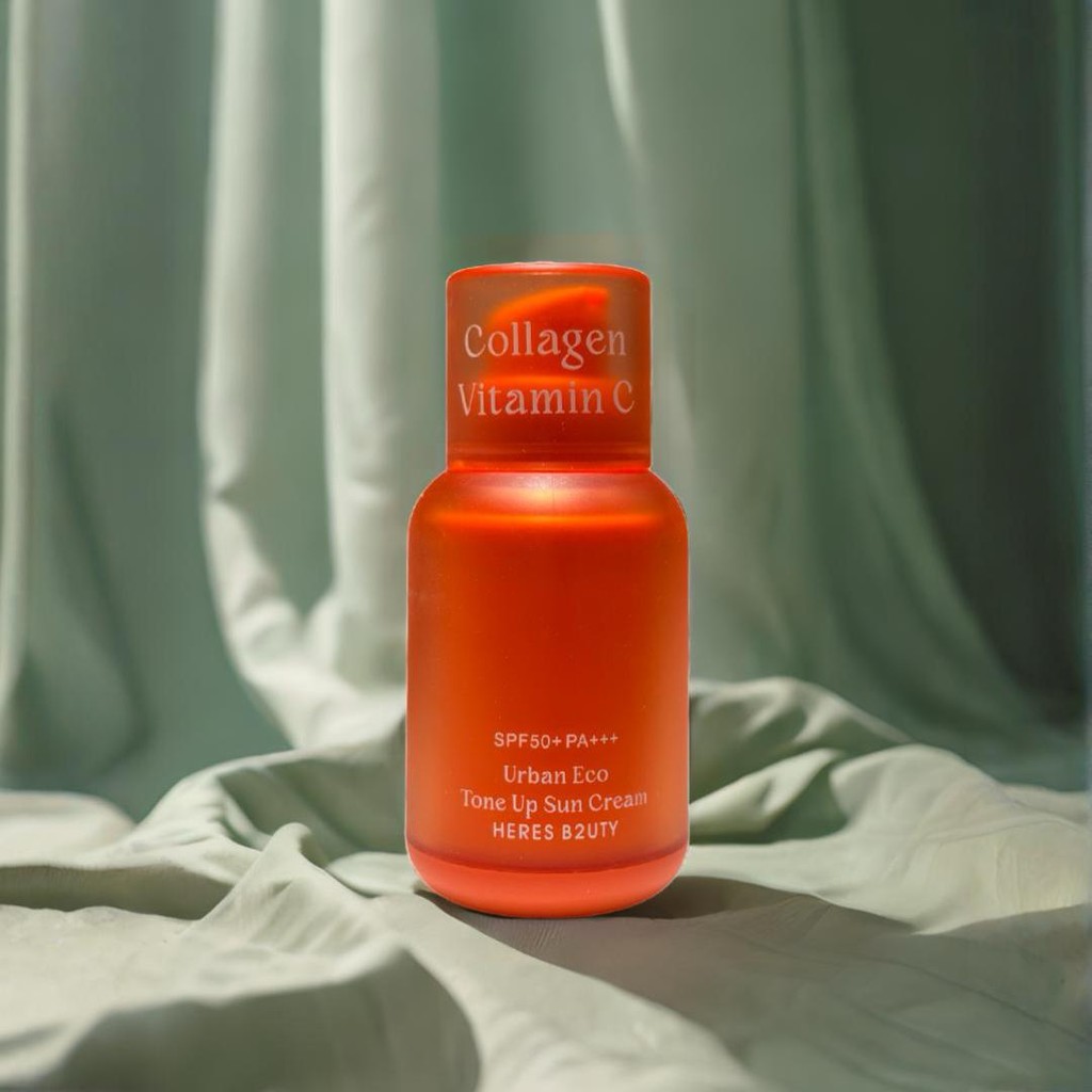 HERES B2UTY Urban Eco Tone Up Sun Cream SPF50+ PA++++ กันแดด คอลลาเจน + วิตามินซี