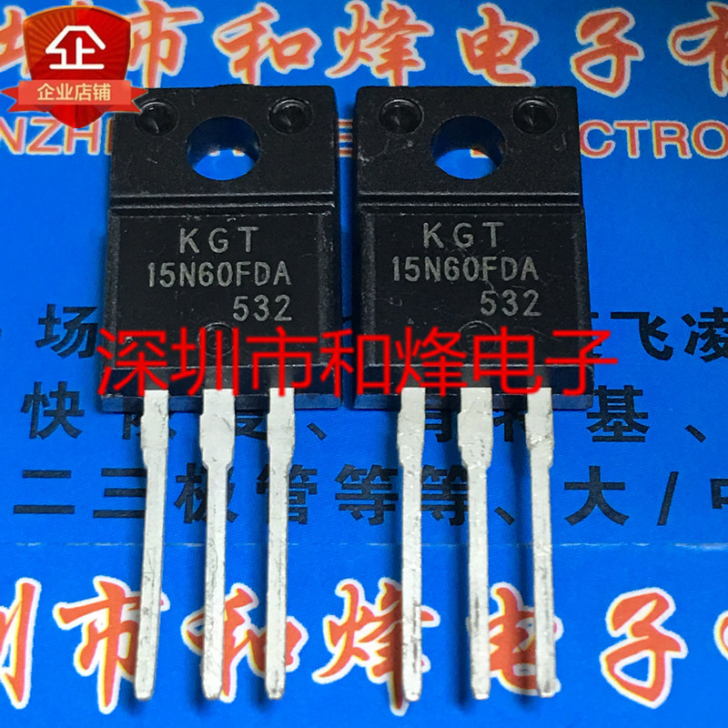 KGT15N60FDA คลังสินค้าพร้อมสต็อก TO-220F MOS Field Effect Tube 600V 15A