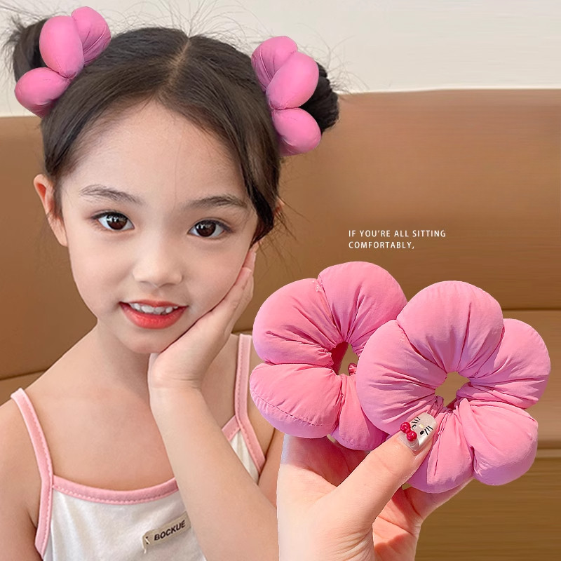 เด็กดอกไม้ผูกผมสาวผูกหัวบอลยางรัดคาดศีรษะ