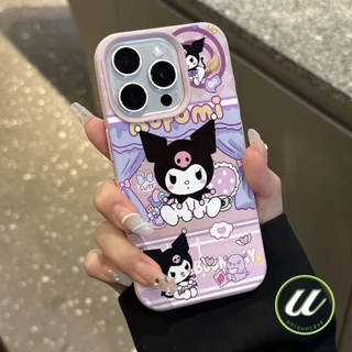 น่ารักคุโรมิเต็มจอภาพกราฟิตี้หนังสุดหรูนุ่มเคส IPhone 17 12 15 14 16 11 13 Pro Max 17Pro XS Max Air XR X 7 8 16 15 Plus