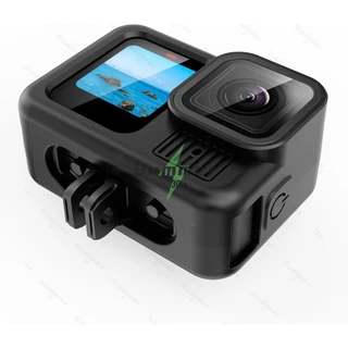 Summer เคสซิลิโคนสำหรับ Go Pro Hero 13/12/11/10/ 9 ฝาครอบแบตเตอรี่ ฝาปิดหน้าจอ ฝาปิดเลนส์ สายคล้องสำหรับกล้องแอคชั่น