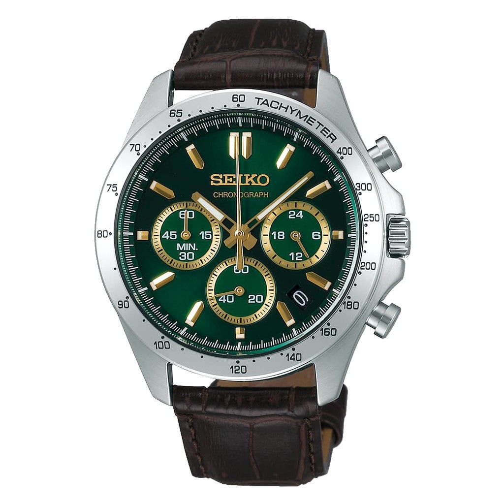 Seiko Watch Seiko Selection Quartz Chronograph (Horizontal Three Eyes) SBTR017 Men's Brown  
Seiko W