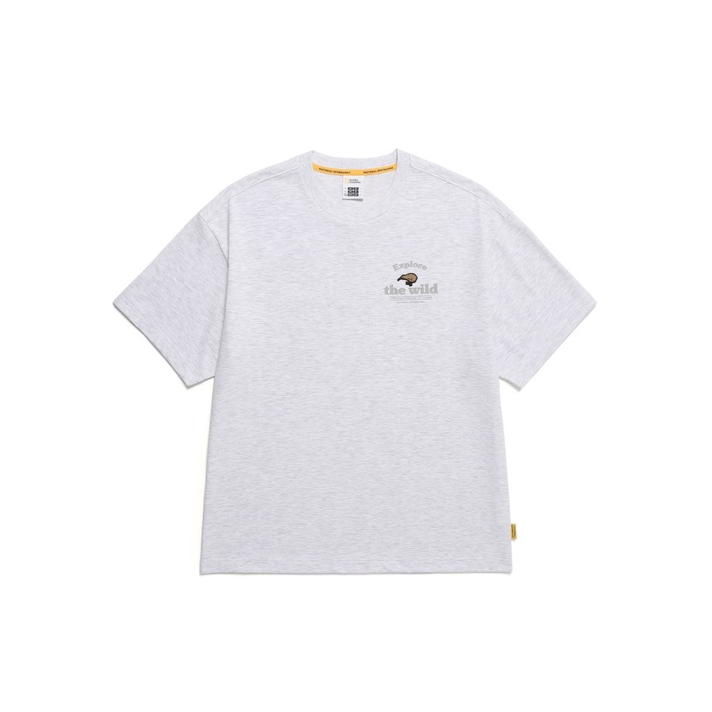 NATGEO T-SHIRT-เสื้อยืดทีเชิ๊ตสำหรับผู้ชายและผู้หญิง#N242UTS030-013