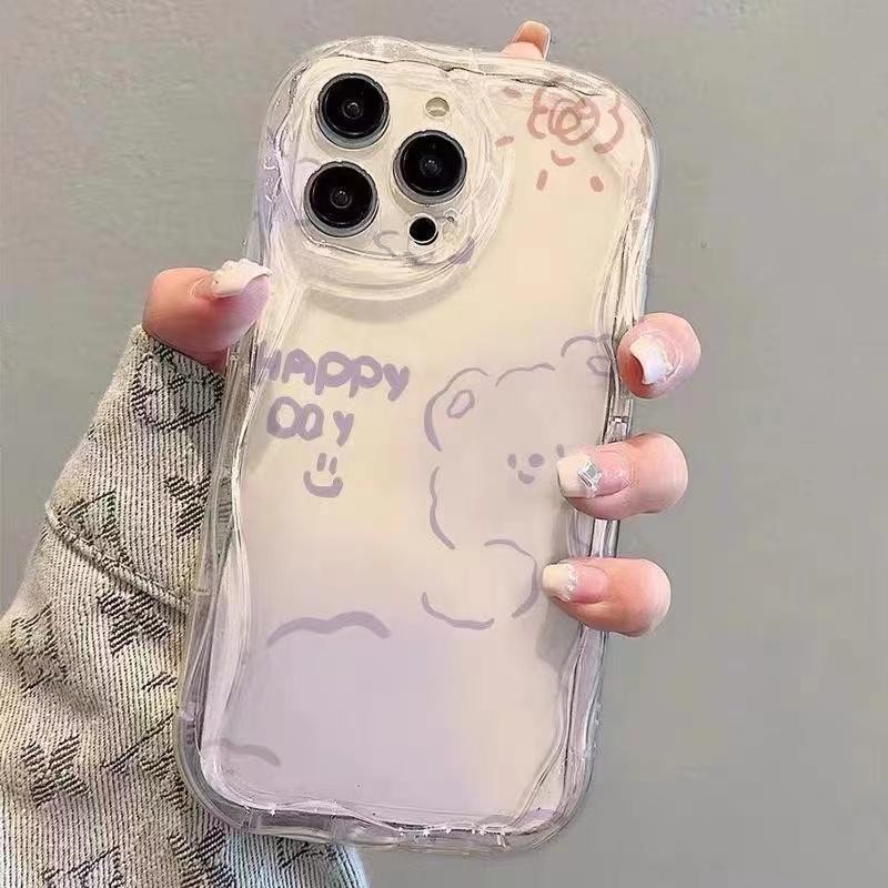 ทิวลิปหมีดอกไม้การ์ตูนสําหรับHuawei P30 Pro P40 Lite Pura 70 Pro Y9S Nova 10 13 5T 7i 9 Y70 Y90 11 7 12 SE Y91 Y7A Y9 Prime 2019 โซ่นุ่มTPUฝาครอบโทรศัพท์กรณี - รูปที่ 6