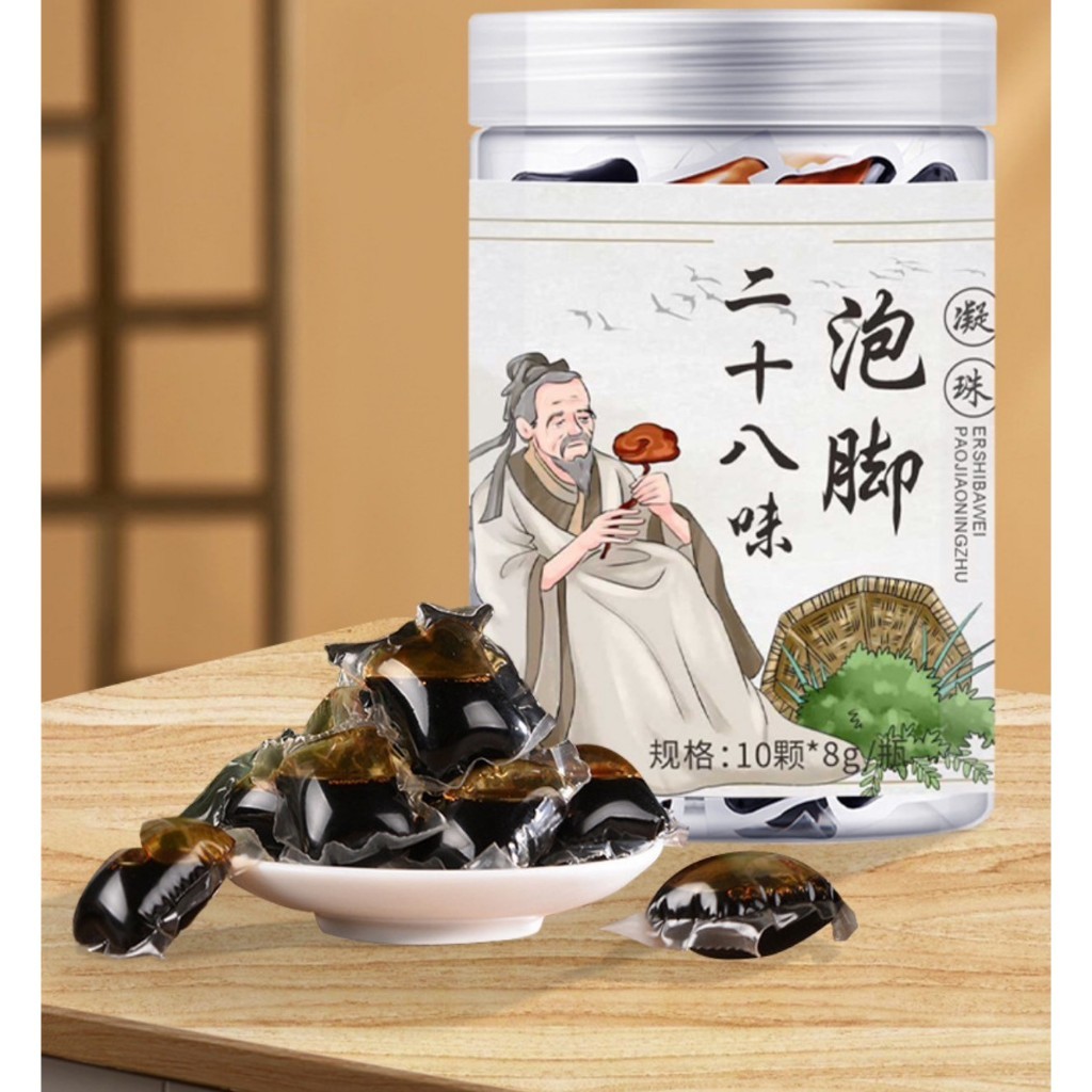 เจลบอลแช่เท้า สมุนไพร28ชนิด แช่เท้า แก้ปวดเท้า คลายเส้นตึง ส้นยึด ปวดเมื่อย เพื่อสุขภาพ 1กล่อง10ลูก - รูปที่ 2