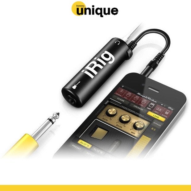 IRig AmpliTube Guitar Adapter Interface สําหรับ iPhone iPod Touch iPad - IRIG-0003