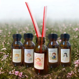 S0593 ก้านไม้หอม ปรับอากาศ 30ml Reed Diffuser มี 12กลิ่น หอมยาวนาน กลิ่นละมุน สไตล์ญี่ปุ่น