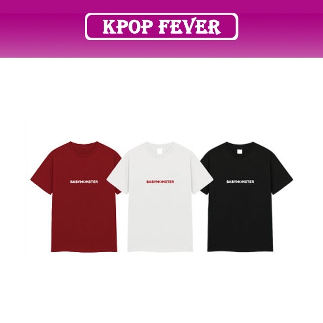 BABYMONSTER เสื้อยืด Sheesh Official Merch Pop-Up MD S-5XL