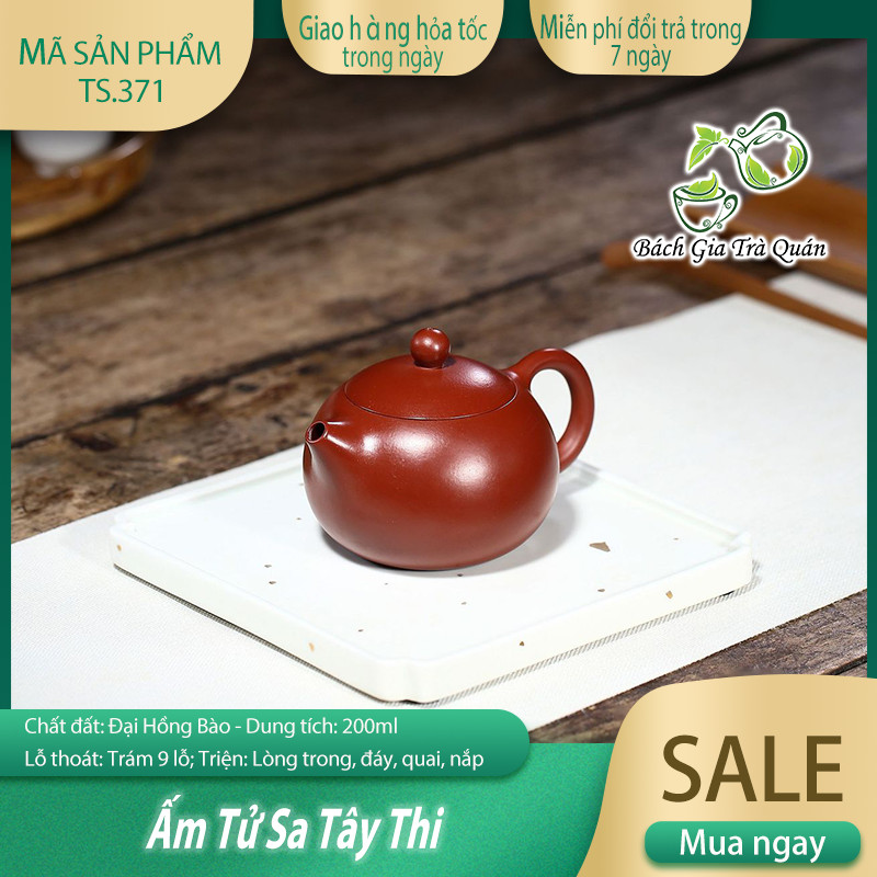 HOT Tay Thi Tu Sa Pot - 160ml – NN Luu Tu Giai – Dai Hong Pao – TS371