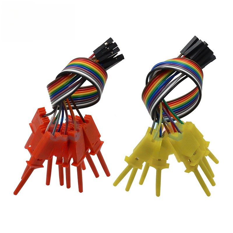 Dupont Line Turn Test Hook Logic Analyzer Test Hook 10 ชิ้นชุด