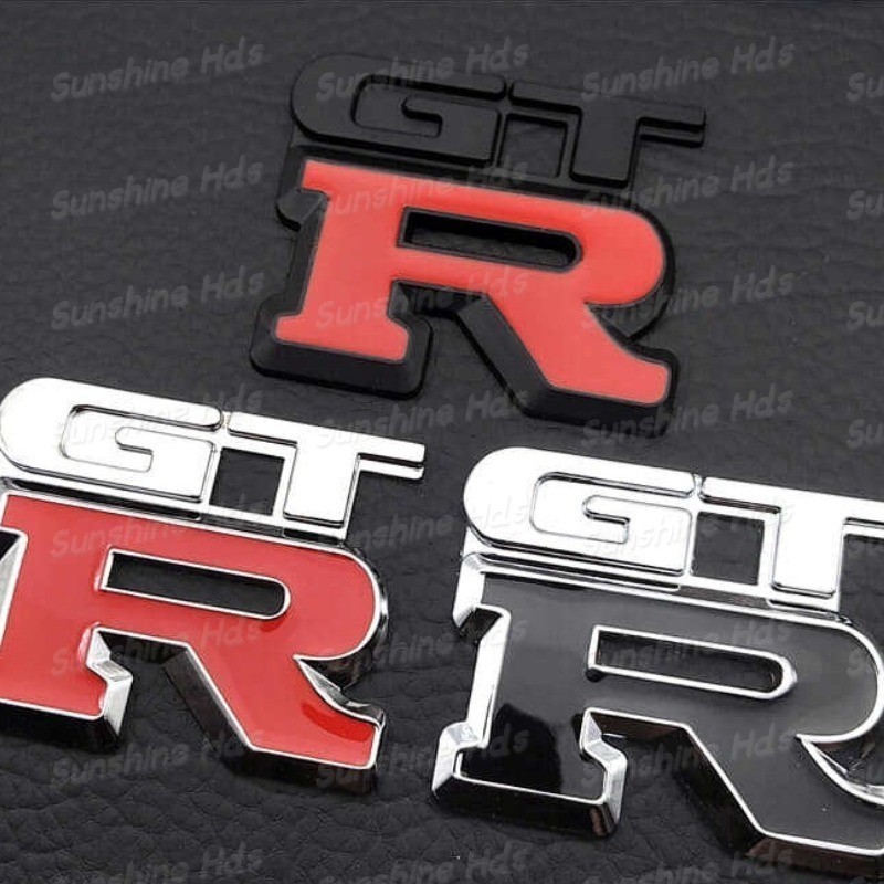1 ชิ้น 3D โลหะ GTR โลโก้ NISSAN GTR สัญลักษณ์ GTR 150 ตราสัญลักษณ์สําหรับ NISSAN GTR