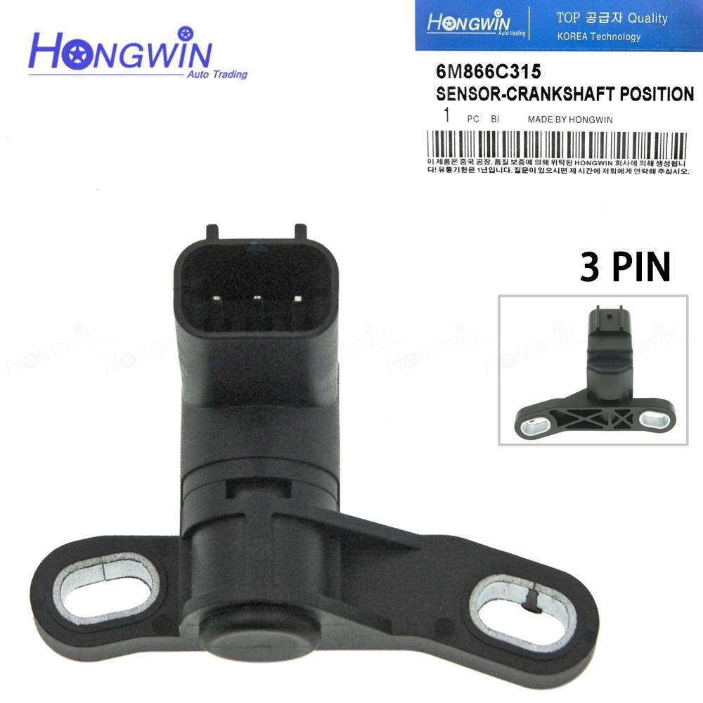 6M866C315 ใหม่เซ็นเซอร์ตําแหน่งเพลาข้อเหวี่ยงสําหรับ MAZDA 6 3 5 CX-7 MX-5 เหมาะกับ FORD 6M8Z6C315AA
