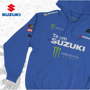 เสื้อสเวตเตอร์มีฮู้ด Suzuki Team Racing
