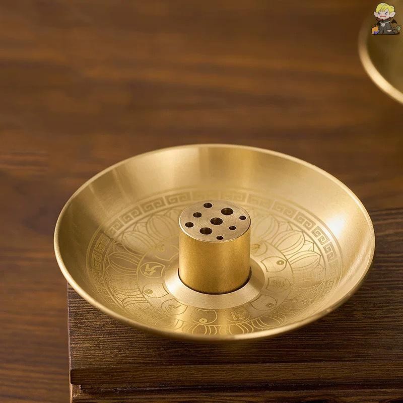 [CLA] กระถางธูปทรงกลม 9 หลุมผู้ถือธูปถาดแผ่น Palo Santo Holder Sage Holder สําหรับ Mediation โยคะ Ritual [TH]