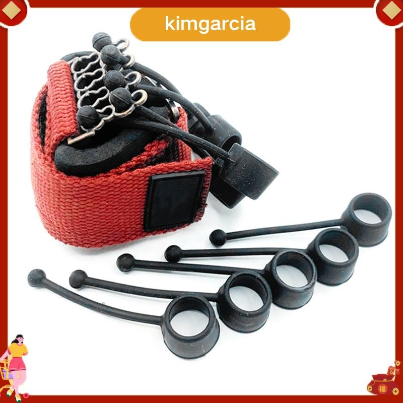 kimgarcia Finger Flexion Extension อุปกรณ์การฝึกอบรมเครื่องดนตรี Finger Power Exerciser แบบพกพา Hand Grip