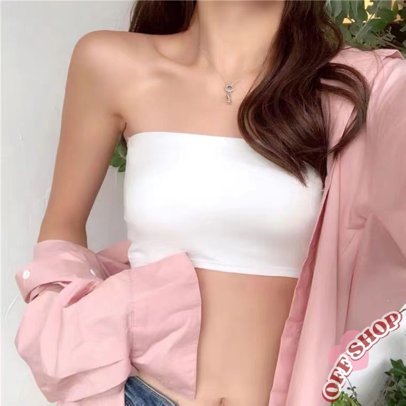 OFF SHOP  ใหม่ 2025 เสื้อเกาะอก สาวอวบใส่ได้จ้า ทรงสวยแมตช์ง่าย ผ้านิ่มใส่สบาย ”MX-2 ราคา ถูกที่สุด ดีลบีเคเค แกลเลอรีภาพที่ 8