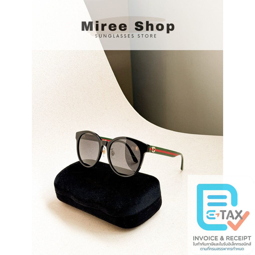 Gucci Web Round Sunglasses รุ่นที่ป้ายยาสุดใจ ทรงสวยมากค่า GG0416SK