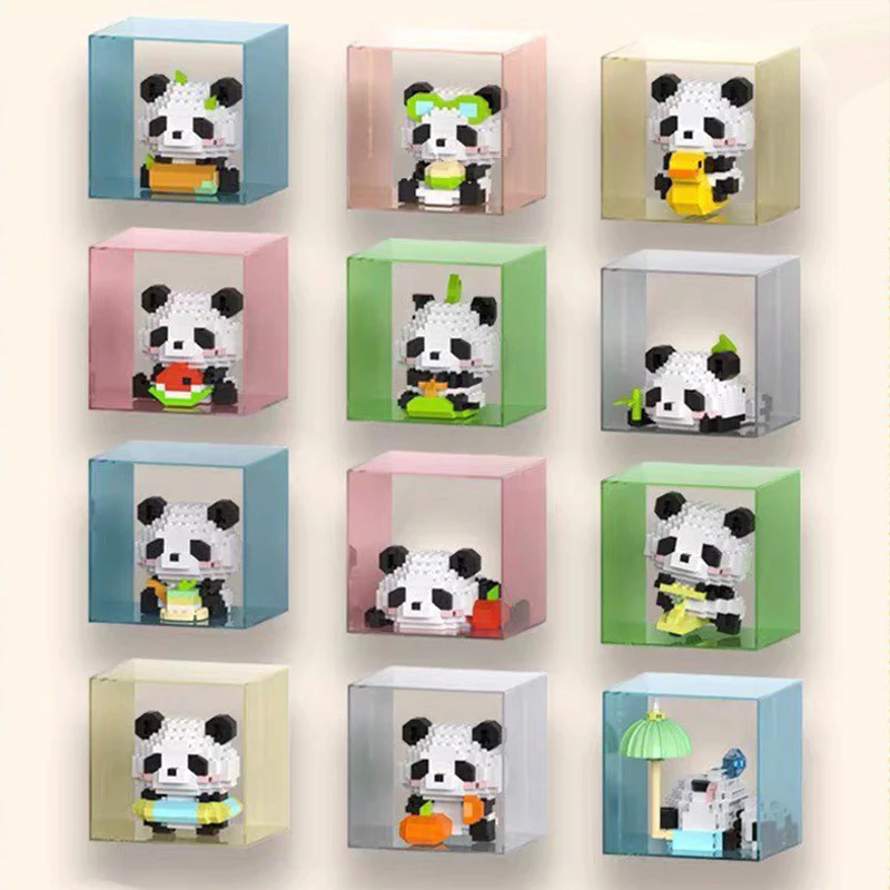 ชุดบล็อกตัวต่อแพนด้า 12 ชิ้น ของเล่นตัวต่อเพื่อการศึกษาสำหรับเด็ก thumbnail 7